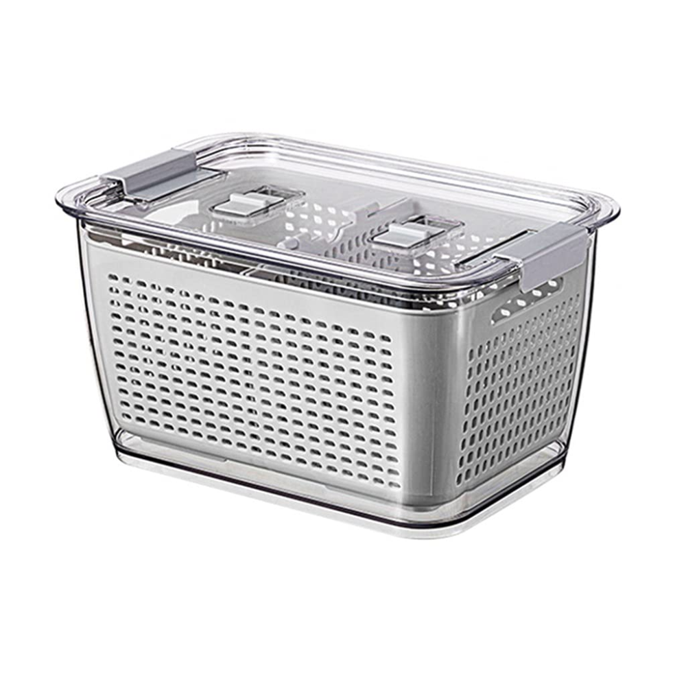 Contenedor Grande Para Frutas y Verduras Almacenaje Para Refrigerador