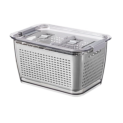 Contenedor Grande Para Frutas y Verduras Almacenaje Para Refrigerador