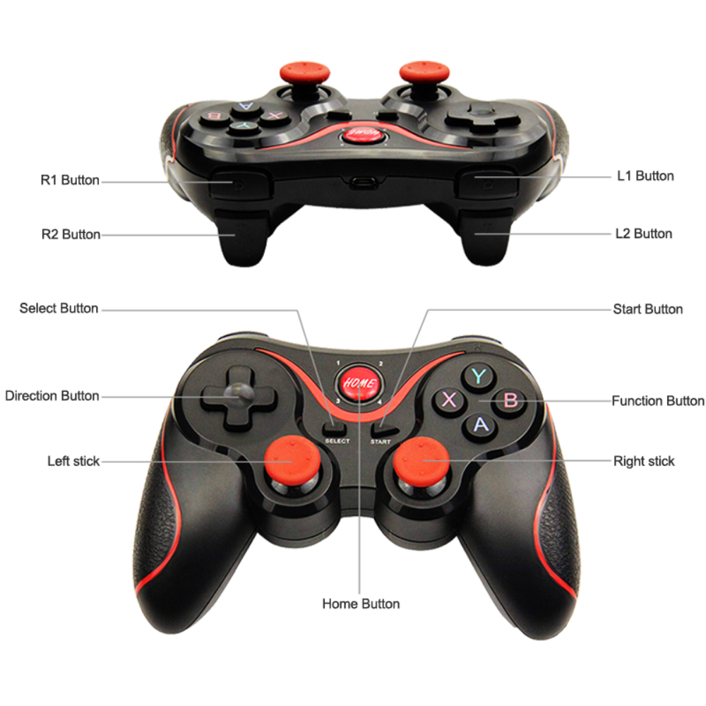 Control Para Celular Bluetooth X3 Compatible Con Play 3