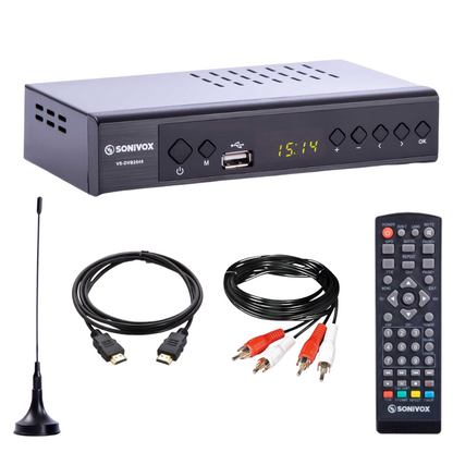 Decodificador Tdt Sonivox Tv Digital Terrestre Hdmi Y Rca