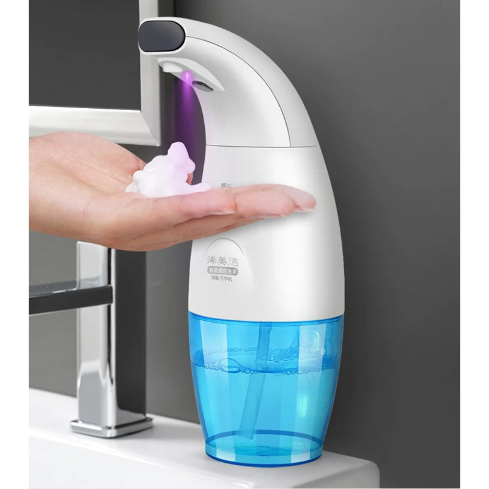Dispensador De Jabón Gel 240 330ml Automático Sensor Blanco