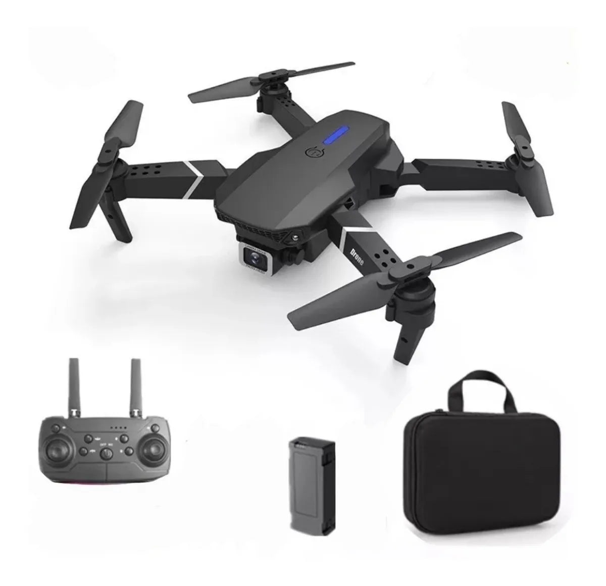 Drone Wifi Cámara Hd Estabilizador De Vuelo E88