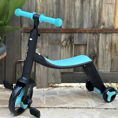 Triciclo 3 En 1 Pedales Monopatin Bicicleta Equilibrio Niños