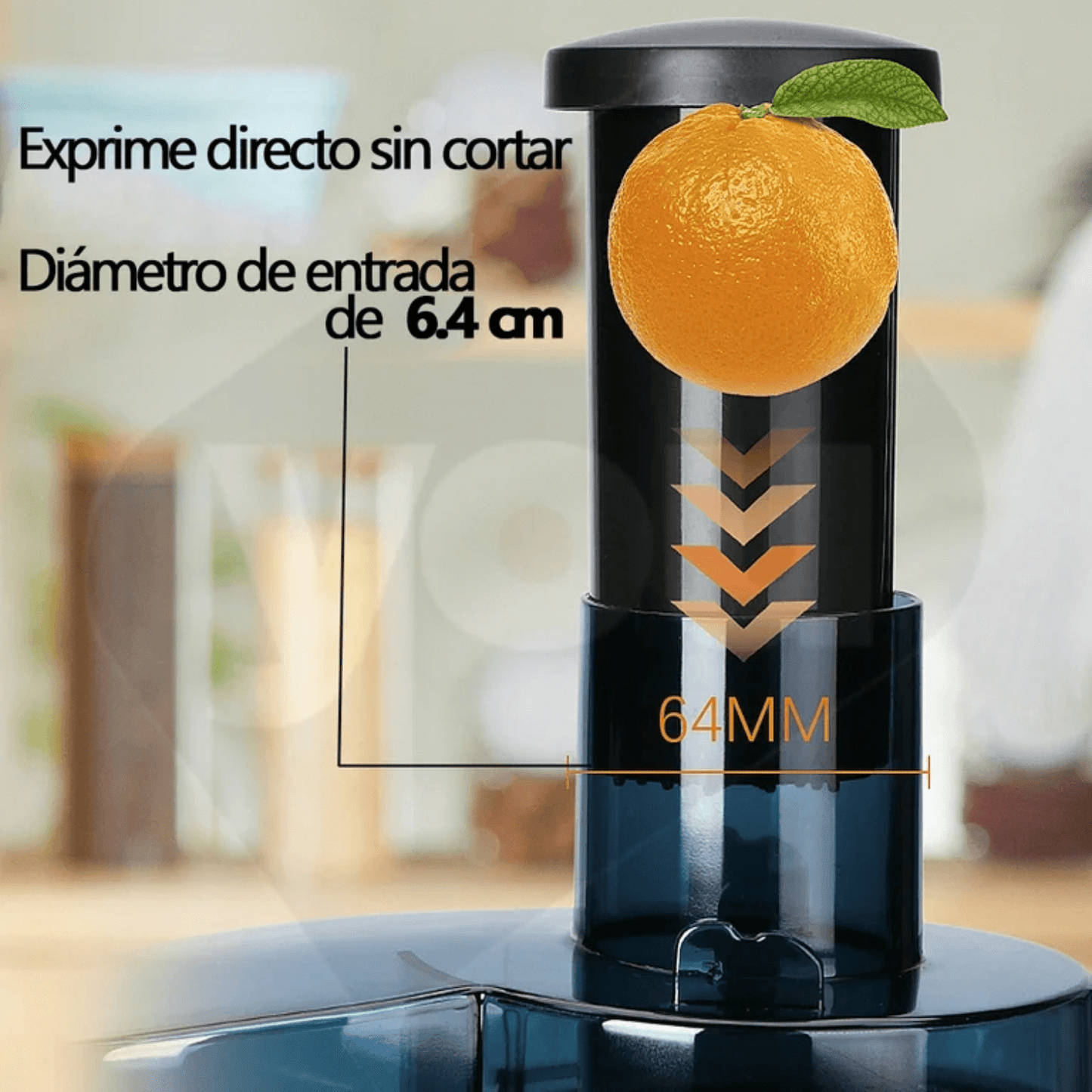 Extractor De Jugos Electrico Automatico Marca Raf Original Para Frutas Y Verduras Potencia 1000w 450m