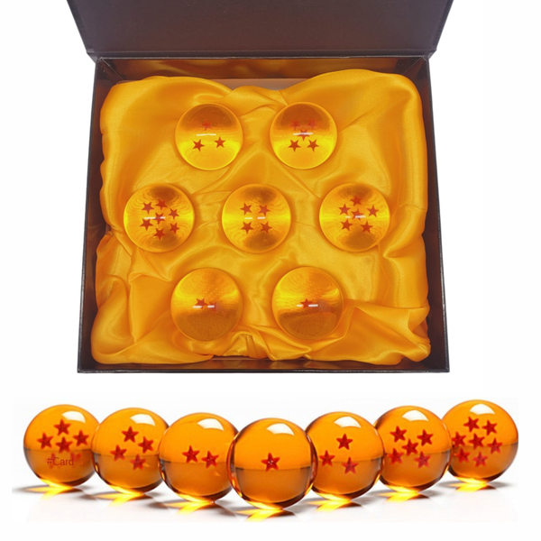Esferas Del Dragon De Cristal Con Estuche Dragon Ball Z