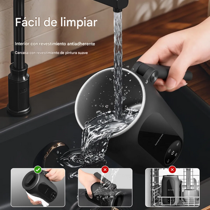 Chocolatera Electrica Espumador Leche Pantalla Digital 250ml