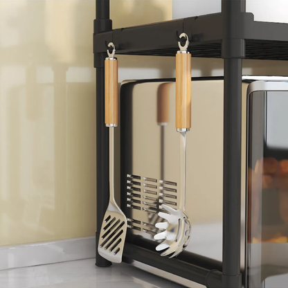 🍳✨Estante De Almacenamiento Multifunción Para Cocina 3 Niveles🏠