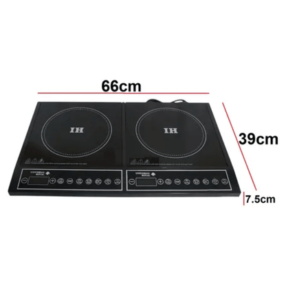 🔥Estufa Inducción 110v 2 Puestos Sobre Poner Y Empotrar 800w🔥