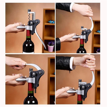 Kit Sacacorchos Catador De Vino Tinto Con Accesorios Estuche