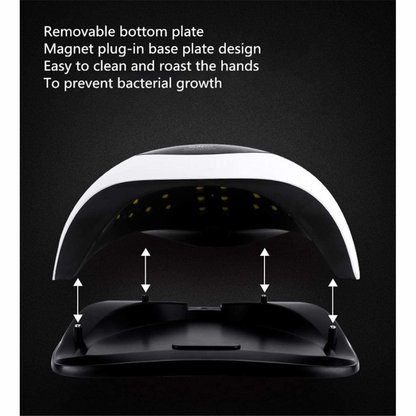 Lampara Secadora Uñas 120w Profesional Pantalla Temporizado