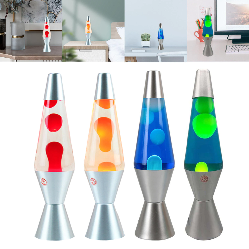 🌋Lampara De Lava Luz Creativa Decorativa Volcán De Cera✨