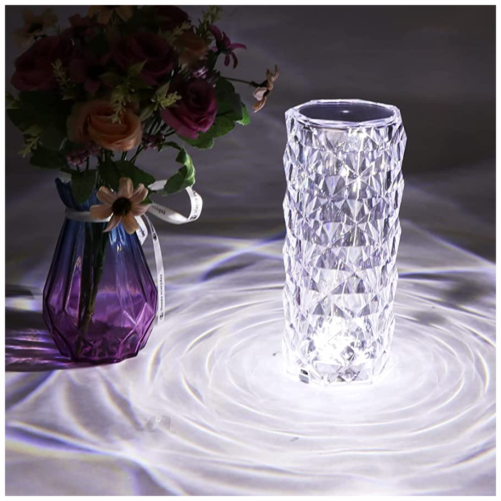 Lampara De Mesa Touch Tactil Control Remoto Rose Diamond