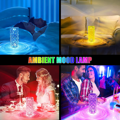 Lampara De Mesa Touch Tactil Control Remoto Rose Diamond