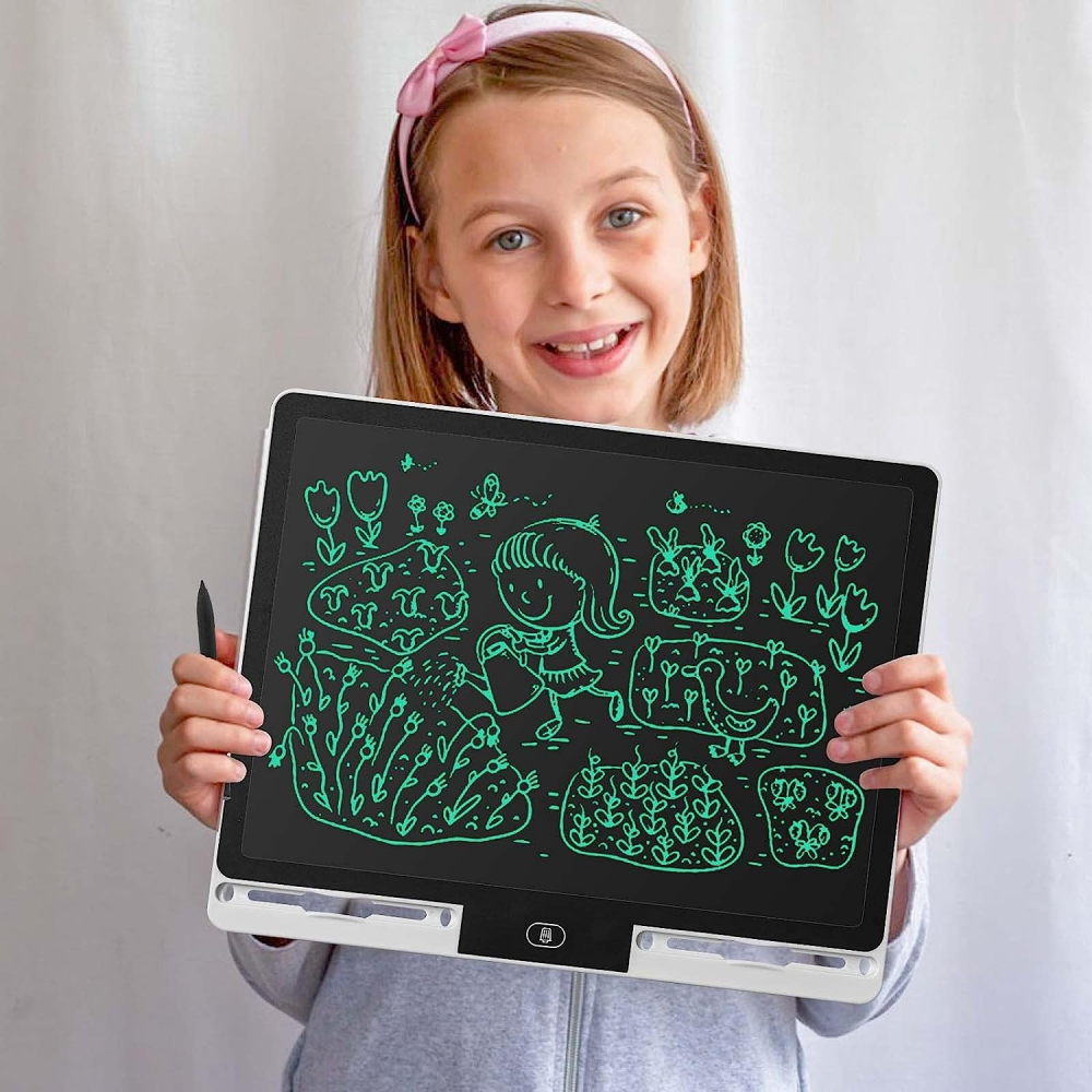 Tabla De Dibujo Magic Pad Neón De 16 Pulgadas Doble Lápiz