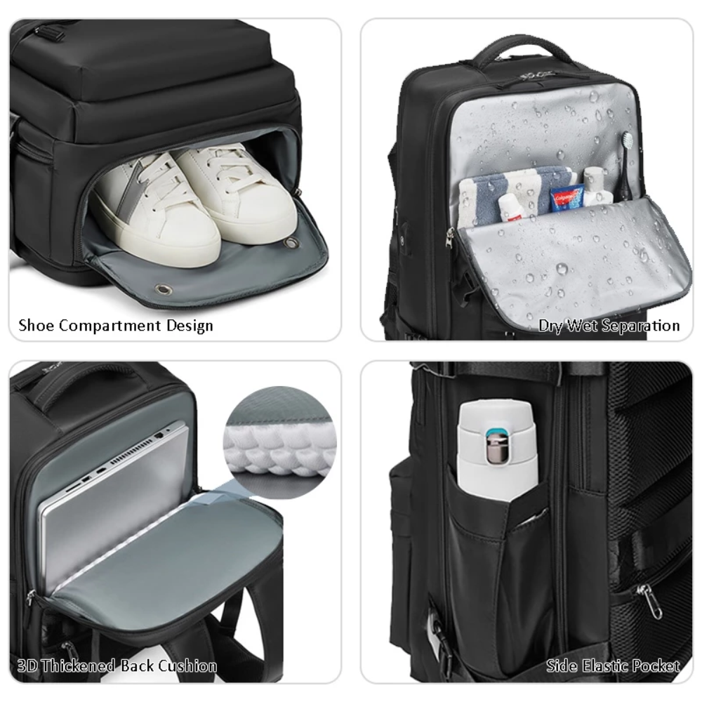 Maleta De Mano Amazon Para Cabina Viajera + Organizador 6pcs
