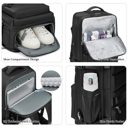Maleta De Mano Amazon Para Cabina Viajera + Organizador 6pcs