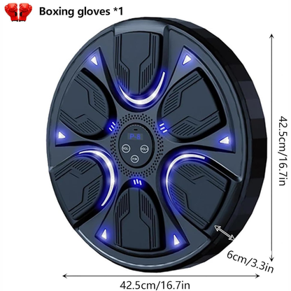 Maquina De Boxeo De Pared Bluetooth Con Pantalla Led 6 Pad