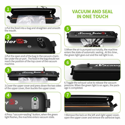 Maquina Selladora De Bolsas Al Vacío Empacadora Automática