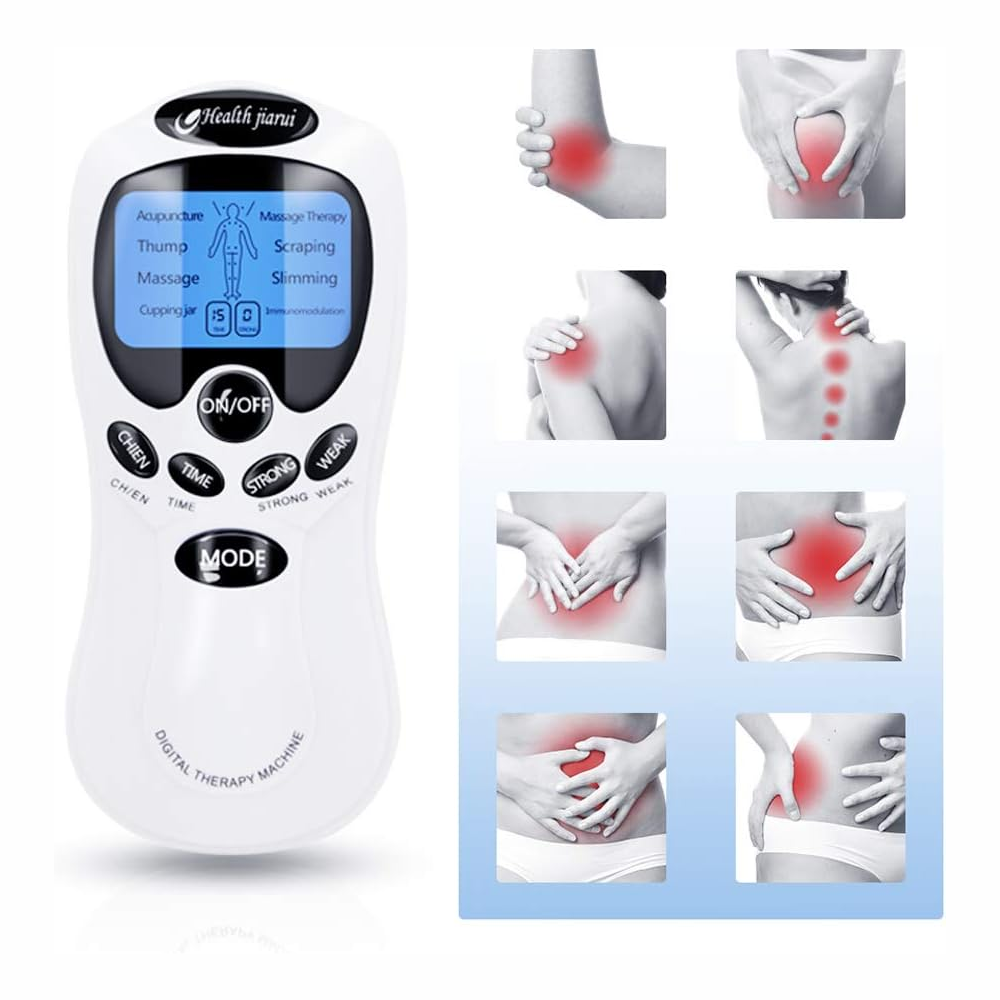 Masajeador Corporal Con Electrodos Acupuntura 8 En 1