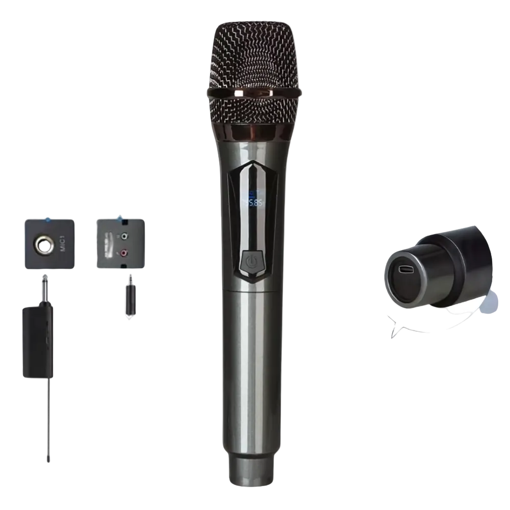 Microfono Inalambrico Profesional Dx-u801 Con Receptor Uhf