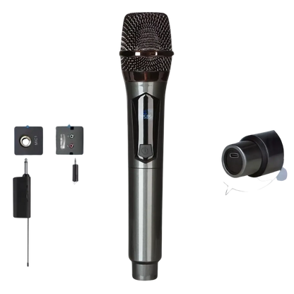 Microfono Inalambrico Profesional Dx-u801 Con Receptor Uhf