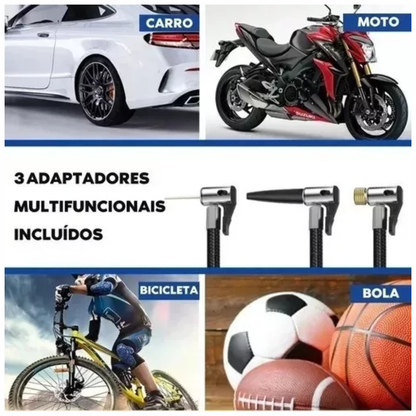 Compresor Mini Portátil Recargable Para Carro Bici Czk