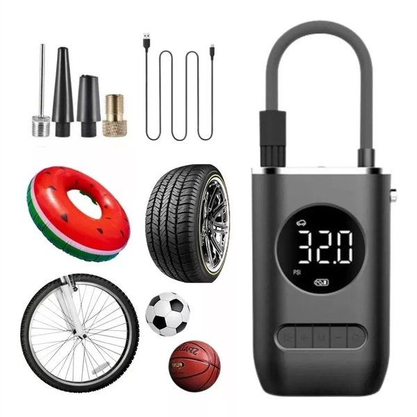 Compresor Mini Portátil Recargable Para Carro Bici Czk