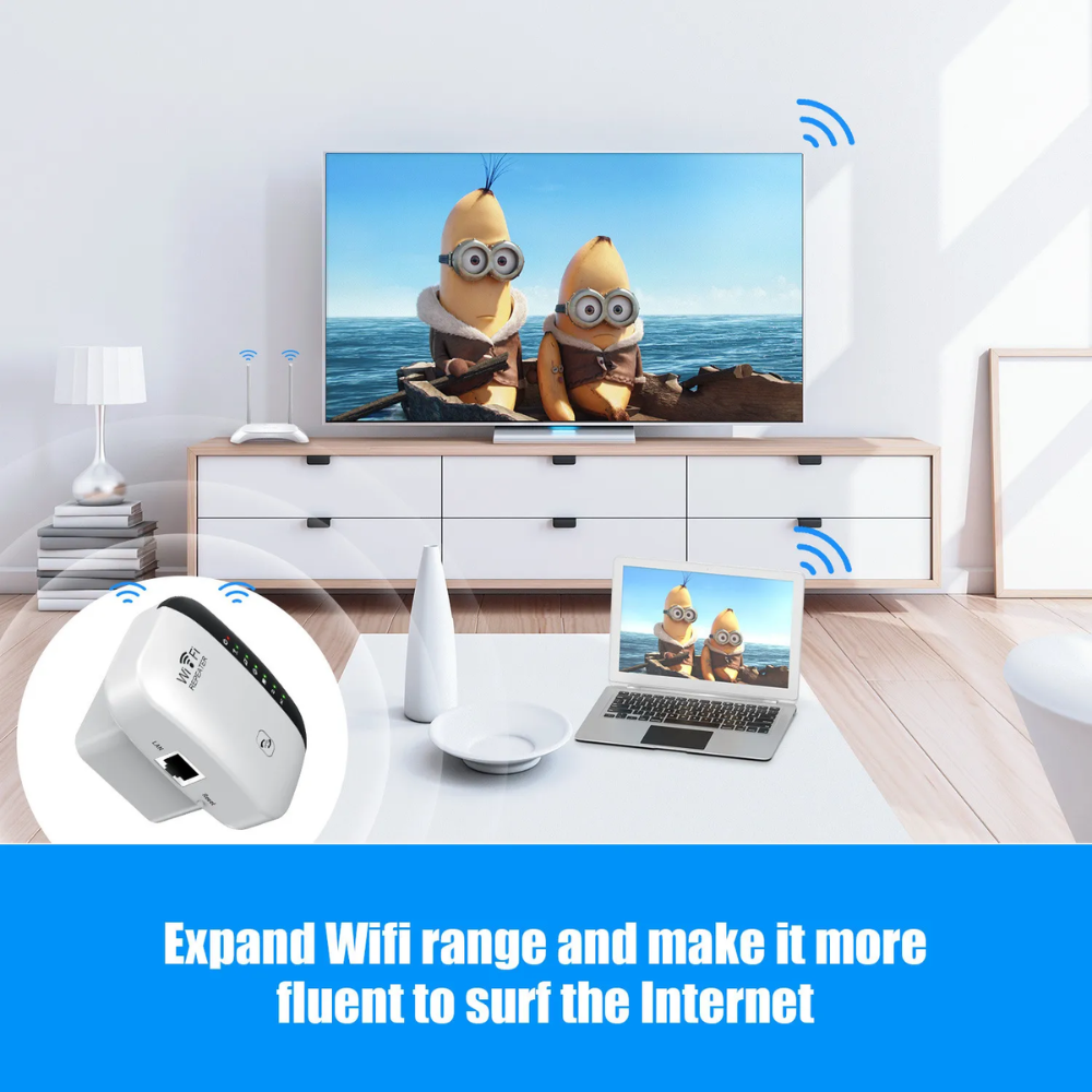 📡✨ Modem Repetidor Wifi Mini 2.4ghz Amplifica Señal 300mbps🛜💥