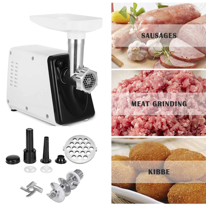 Molino Eléctrico Para Maíz Carne 2500w Con Embutidor Sokany