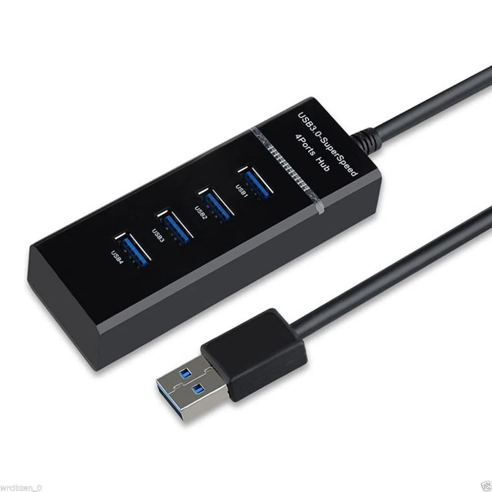 Multitoma Usb 4 Puertos 3.0 Cable De 30cm