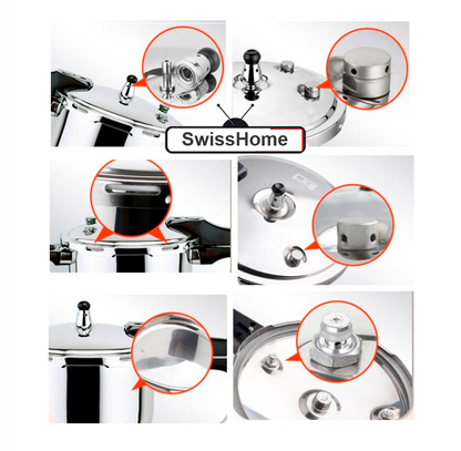 Olla Express Presión Swisshome Acero Quirúrgico