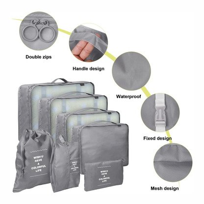 🧳✨Organizador De Ropa Para  Maleta De Viaje 7pcs🌍🚀