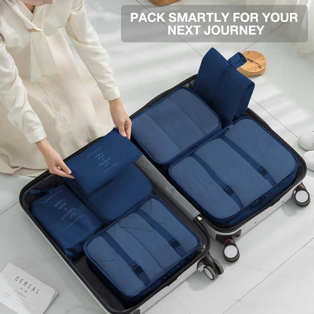 🧳✨Organizador De Ropa Para  Maleta De Viaje 7pcs🌍🚀