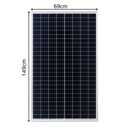 Panel Solar Monocristalino 150w 36v Casas Fincas Kit Solar