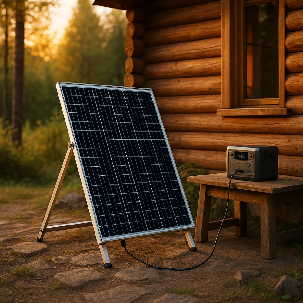 Panel Solar Monocristalino 200w 36v Casas Fincas Kit Solar