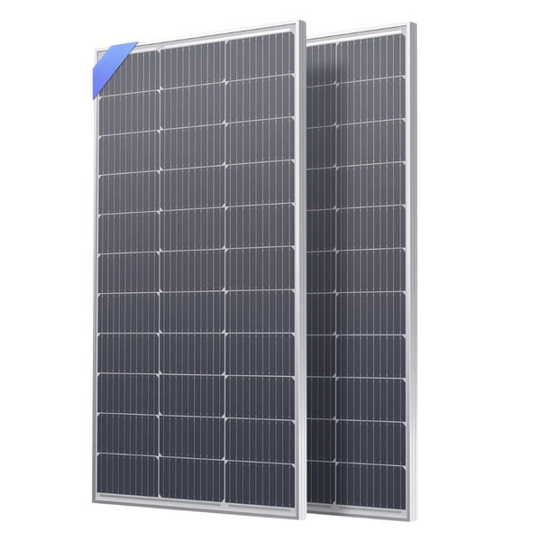 Panel Solar Monocristalino 200w 36v Casas Fincas 2 Unidades