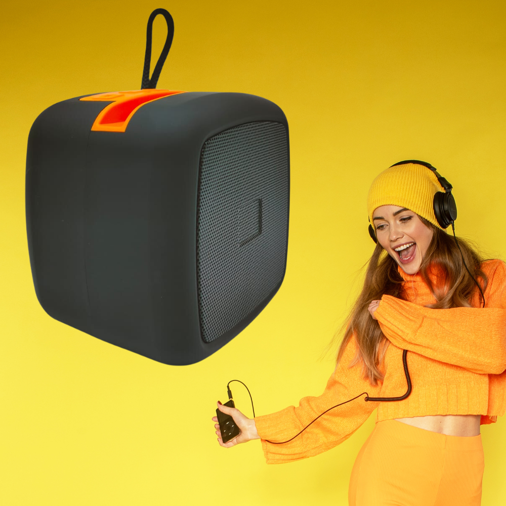 Mini Parlante Portátil Bluetooth Luz Led Porta Celular X911