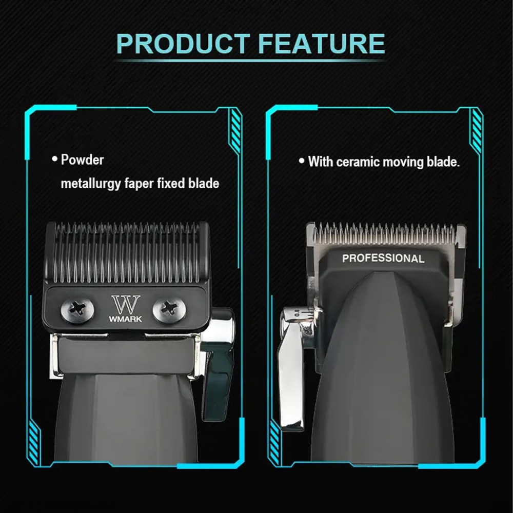Patillera Recargable Recortadora Para La Barba Wmark Ng325