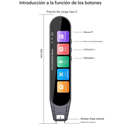 Lapiz Pluma Traductora Idiomas Texto A Voz 142 Idiomas B400