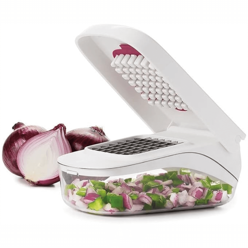 Picador Frutas Verduras Manual Cuchilla En Acero Inoxidable