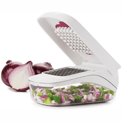 Picador Frutas Verduras Manual Cuchilla En Acero Inoxidable