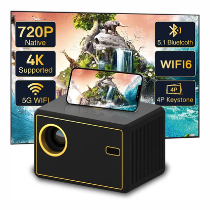 Proyector Android Video Beam 4000 Lumens Auto Enfoque Wifi