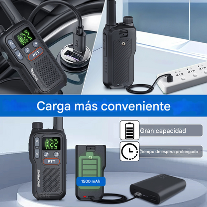Radio Comunicacion Baoffeng Walkie Talkie Recargables Tipo C