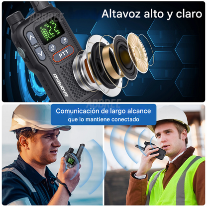 Radio Comunicacion Baoffeng Walkie Talkie Recargables Tipo C