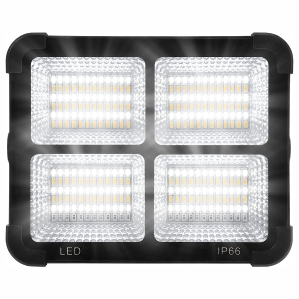 Reflector Solar Portatil Recargable 4 Modos Luz Power Bank