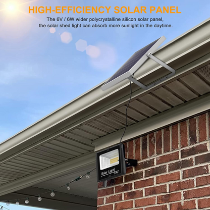Lampara Reflector Solar 200w Con Sensor Control Remoto Gd757