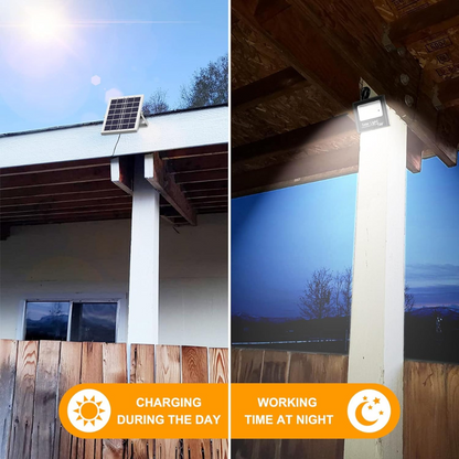Lampara Reflector Solar 200w Con Sensor Control Remoto Gd757