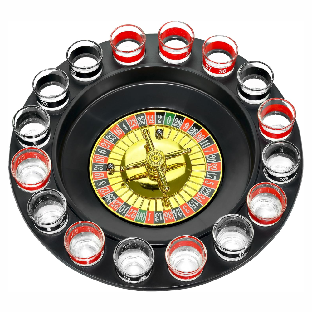 Ruleta Juego De Shots 16 Copas Glass Drinking