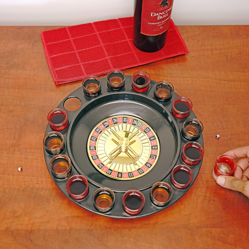 Ruleta Juego De Shots 16 Copas Glass Drinking