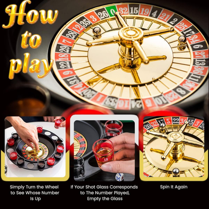 Ruleta Juego De Shots 16 Copas Glass Drinking